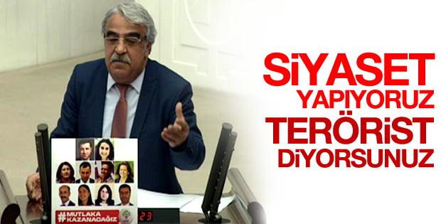 HDP'li Mithat Sancar'ın terörist diyorsunuz isyanı