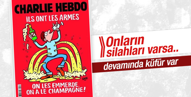 Charlie Hebdo'nun terör olaylarının ardından ilk sayısı