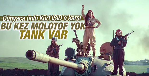 Kürt sanatçı Helly Luv'un yeni klibi savaş meydanında