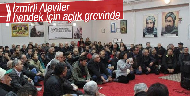 İzmir'de Alevilerin açlık grevi devam ediyor