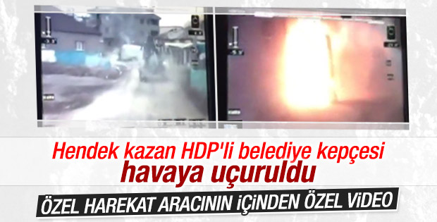 Hakkari'de belediye kepçesiyle hendek kazan teröristler öldürüldü
