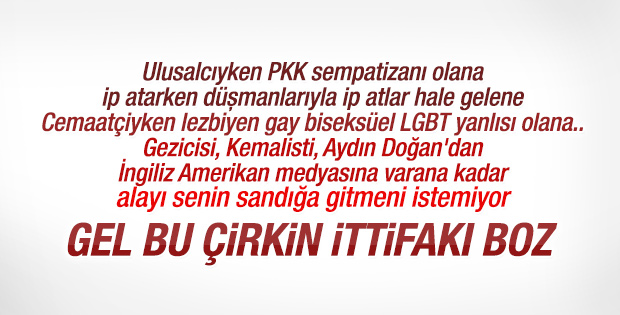7 Haziran seçimlerinde kirli ittifak