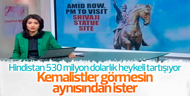 Hindistan'da dev heykel tartışma yarattı