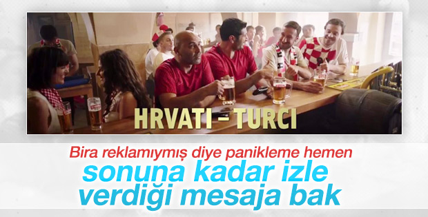 Hırvat bira markasından Türkiyeli reklam