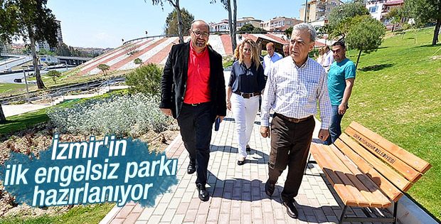 İzmir'in ilk engelsiz parkı inşa ediliyor