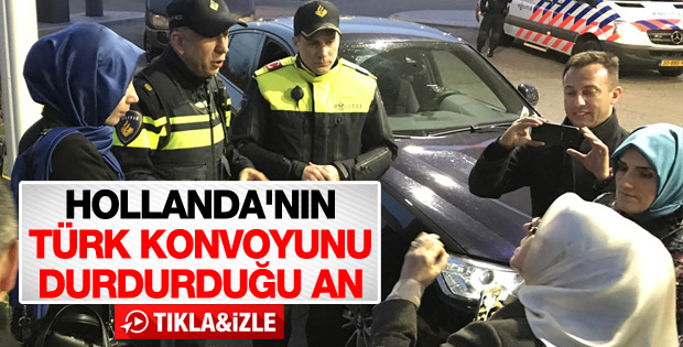 Hollanda polisinden Türk vatandaşlarına şiddet