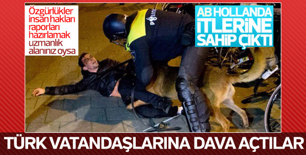 Hollanda'da Bakan Kaya'ya destek veren Türklere dava