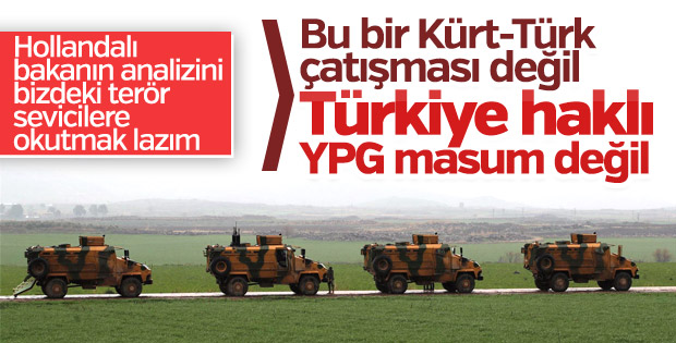 Hollanda Türkiye'yi haklı buldu