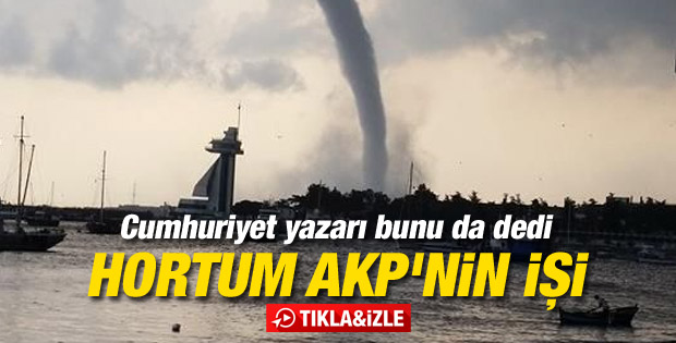 Cumhuriyet yazarı Soner: Hortumlar AK Parti yüzünden