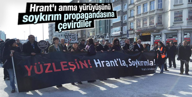 Hrant Dink'in anmasında soykırım propagandası