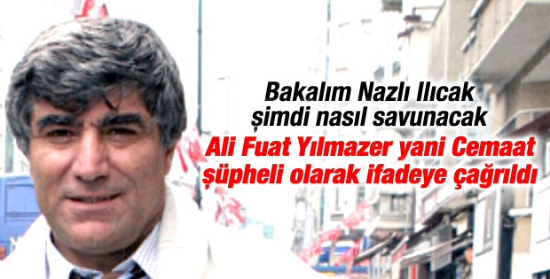 Ali Fuat Yılmazer Hrant Dink cinayetinde şüpheli