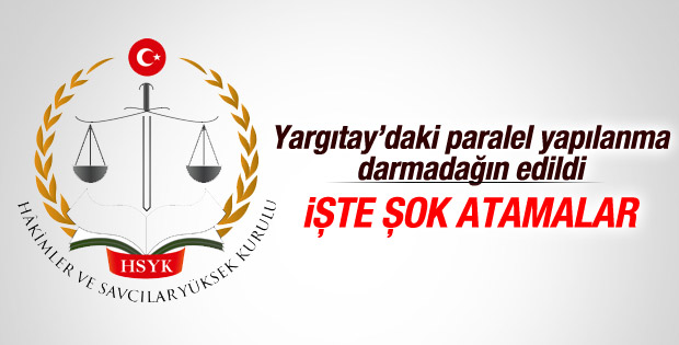 HSYK 66 kişilik Yargıtay kararnamesi yayımladı