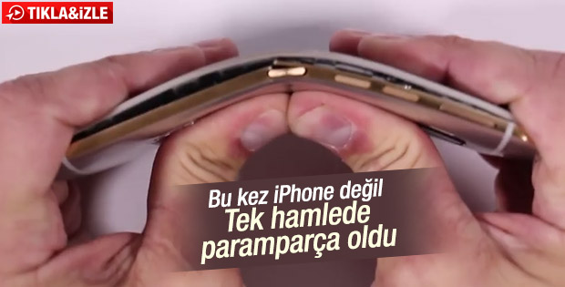 HTC One M9 bükülme testi