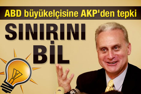 Hükümetten ABD Büyükelçisine tepki