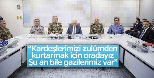 Hulusi Akar: Kardeşlerimizi kurtarmak için oradayız