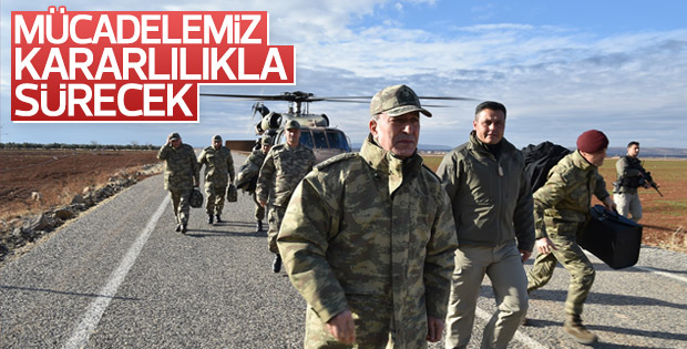 Hulusi Akar: Mücadelemiz sürecek