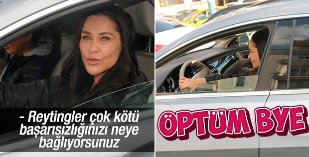 Hülya Avşar reyting sorusunu duymamazlıktan geldi