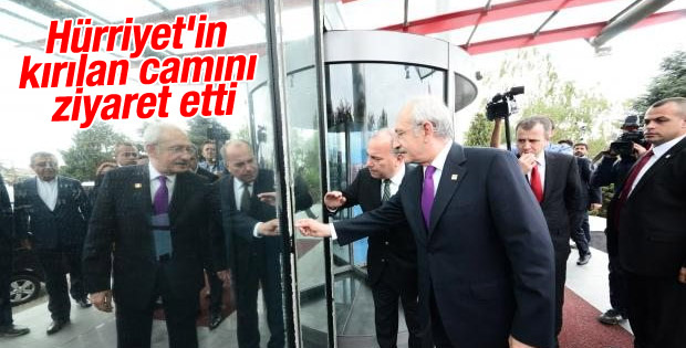 Kılıçdaroğlu, Hürriyet gazetesini ziyaret etti