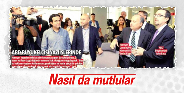 ABD Büyükelçisi John Bass Hürriyet'i ziyaret etti