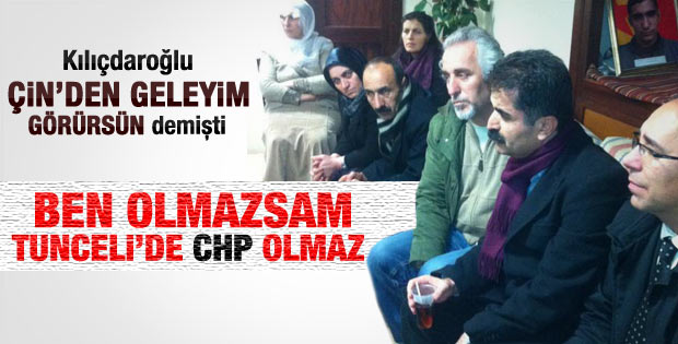 Hüseyin Aygün: Ben olmazsam CHP Tunceli'de olmaz