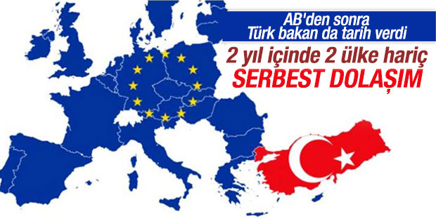 Mevlüt Çavuşoğlu vizesiz Avrupa için tarih verdi