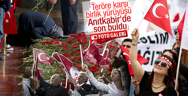 ADD'den Teröre Karşı Birlik Yürüyüşü