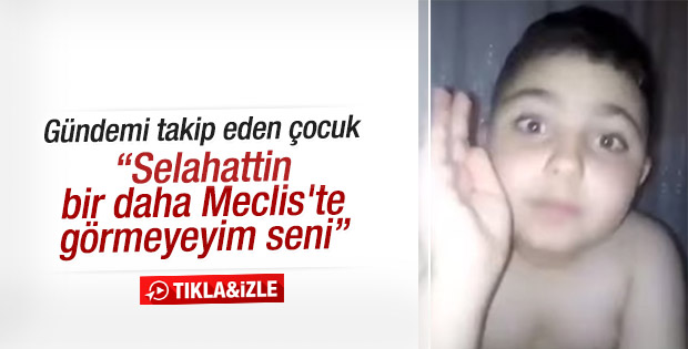 Küçük çocuktan gündem analizi