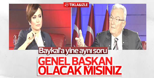 Deniz Baykal: Başkan olmak gibi bir talebim yok