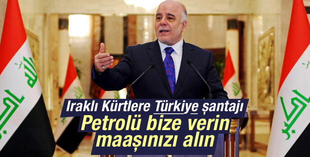İbadi: Kürtler petrolü bize verirse maaşlar ödenir