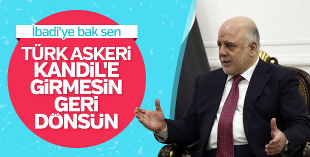 İbadi Kandil operasyonunun durmasını istedi