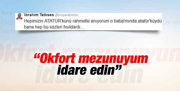 İbrahim Tatlıses'e Atatürk tepkisi