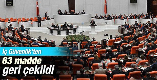 İç Güvenlik Paketi komisyona gönderildi