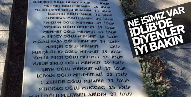 Çanakkale Savaşları'na İdlibliler de katıldı