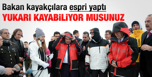 Bakan Şahin'den çocuklara: Yukarı kayabiliyor musunuz