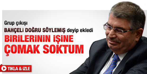 Eski bakan Şahin: Birilerinin işine çomak sokunca..