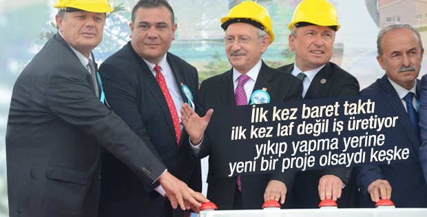 Kılıçdaroğlu Zonguldak'ta temel atma törenine katıldı