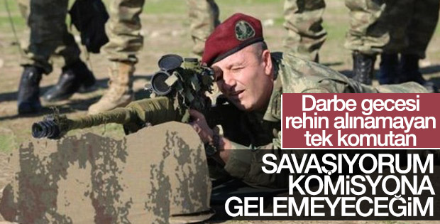 Aksakallı'dan FETÖ komisyonuna: Savaşıyorum gelemeyeceğim
