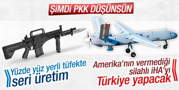 Davutoğlu: Yerli silahlarda seri üretime geçilecek