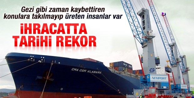İhracatta Cumhuriyet tarihinin rekoru kırıldı