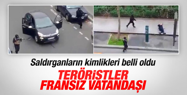 Paris'te dergiye saldıranların kimlikleri belli oldu