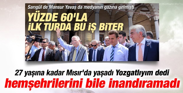 Ekmeleddin İhsanoğlu Yozgat'ta hüsrana uğradı