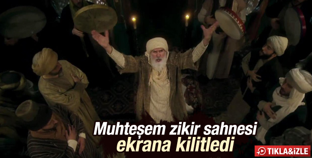 Diriliş'teki zikir sahnesi olay yarattı
