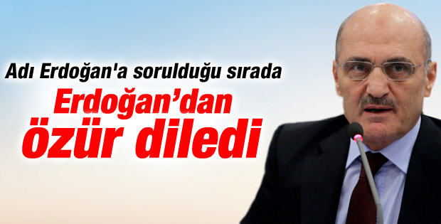 Erdoğan Bayraktar Başbakan'dan özür diledi