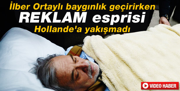 İlber Ortaylı Hollande konuşurken fenalaştı - izle