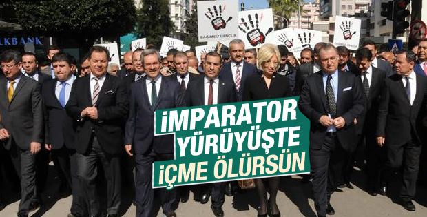 Fatih Terim uyuşturucu karşıtı yürüyüşe katıldı