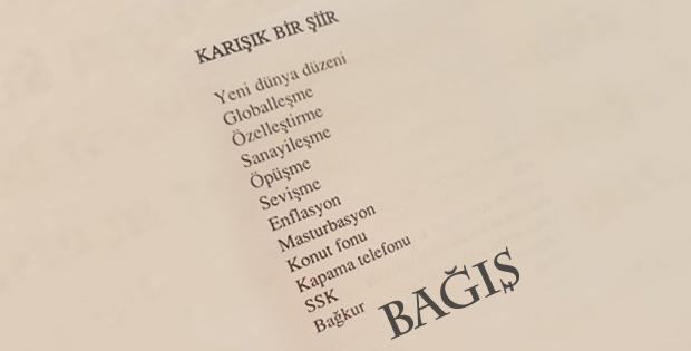 İnce, şiir kitabının gelirlerini okullara bağışlamış