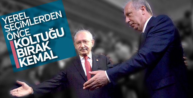 Muharrem İnce yerel seçimlerden önce kurultay istiyor