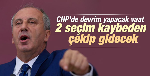 Muharrem İnce'nin ilk vaadi İZLE