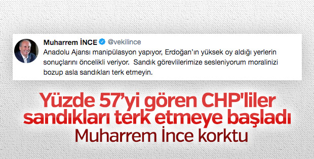 Muharrem İnce'den sandık çağrısı