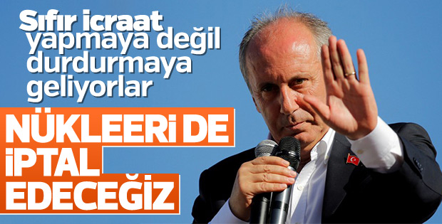 CHP'nin 'nükleeri durduracağız' vaadi